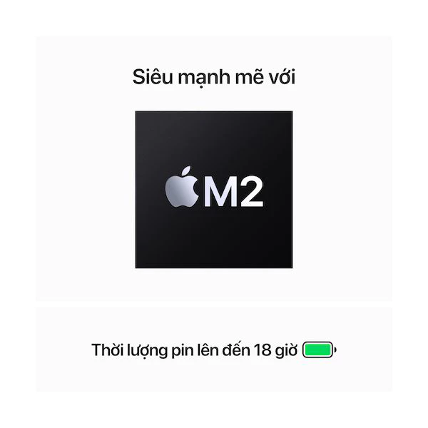 Apple Macbook Air M2 15.3 inch 8GB RAM 256GB SSD - Hàng Chính Hãng