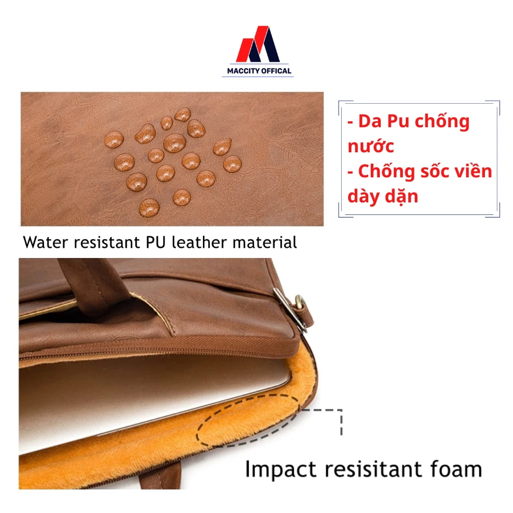 Túi đựng laptop, macbook, surface chống sốc KINMAC size 13-16inch