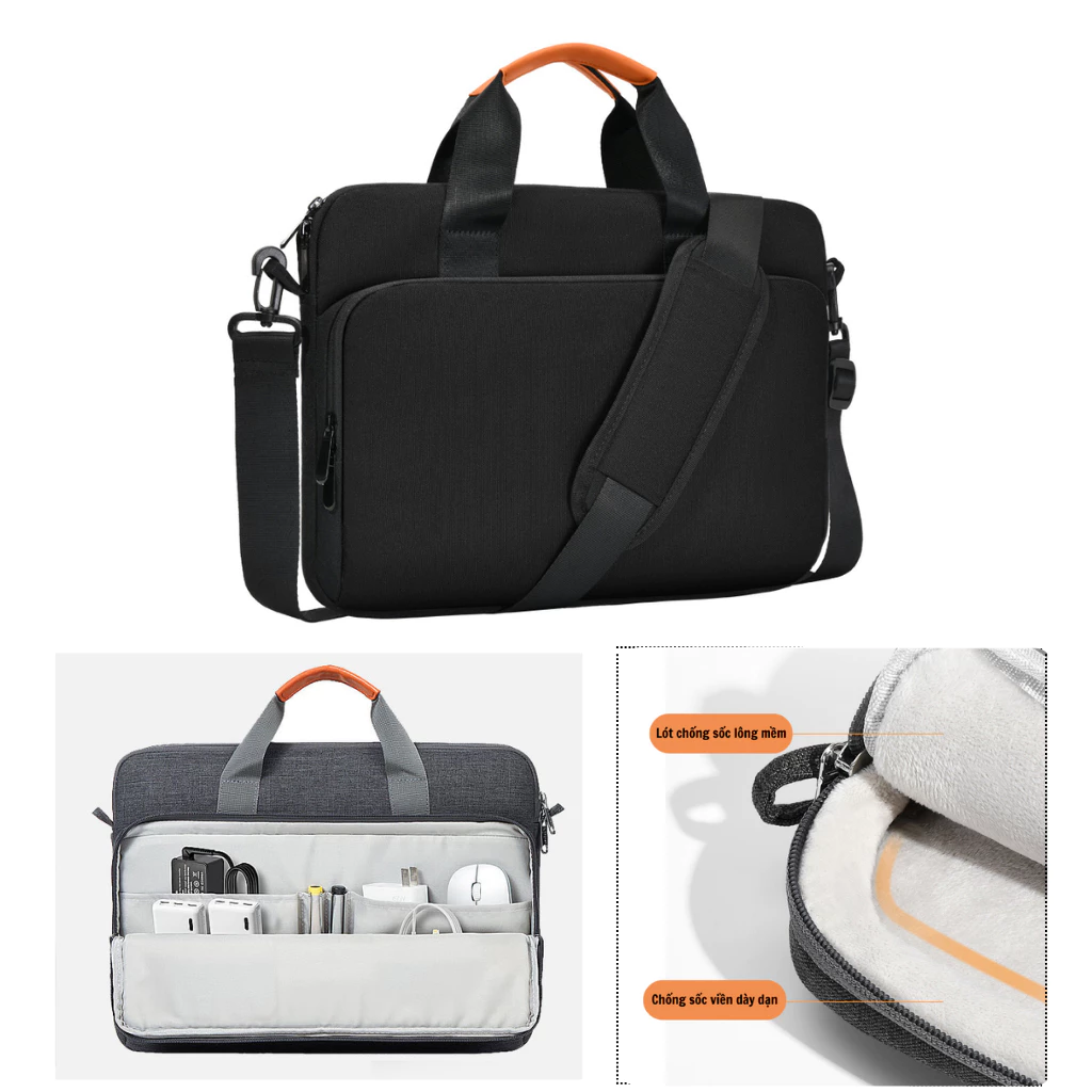 Túi đựng laptop, macbook, surface chống sốc KINMAC size 13-16inch