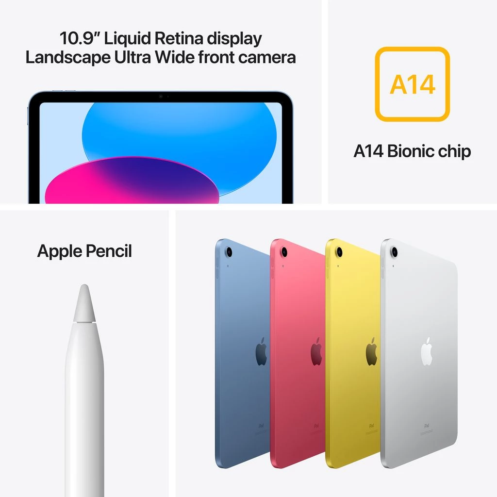 Máy tính bảng Apple iPad Gen 10th 10.9-inch Wi-Fi 256GB