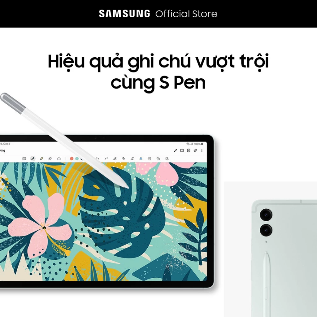 Máy tính bảng Samsung Galaxy Tab S9 FE Wifi 128GB