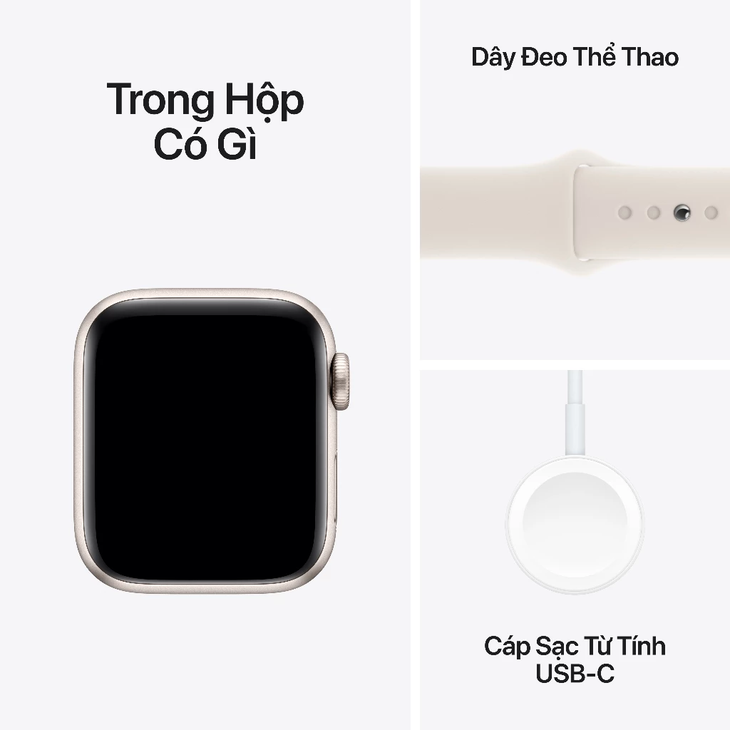 Apple Watch SE GPS 40mm - Sport Band (2024)