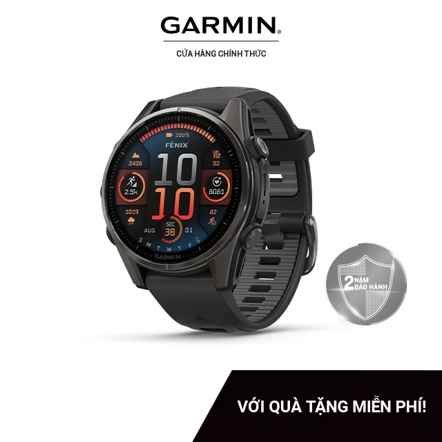  Đồng hồ thông minh Garmin Fenix 8 Sapphire AMOLED - Hàng chính hãng