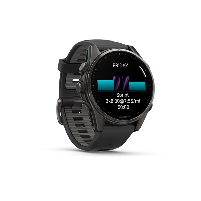  Đồng hồ thông minh Garmin Fenix 8 Sapphire AMOLED - Hàng chính hãng